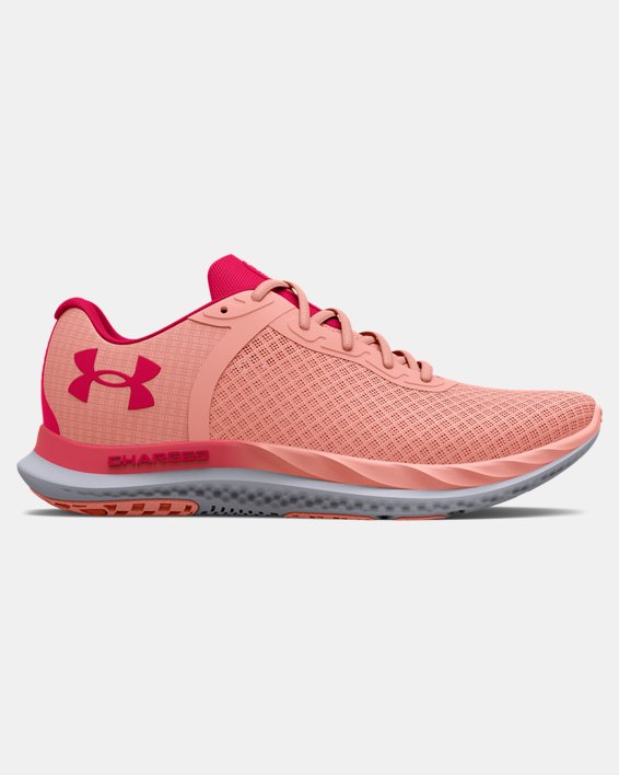 Women's UA Charged Breeze Running Shoes, Pink, pdpMainDesktop image number 0